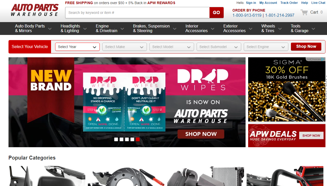 Auto Parts Warehouse